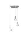 Milagro Lampa wisząca ARENA WHITE/GOLD 3xGX53 MLP7756