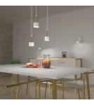 Milagro Lampa wisząca ARENA WHITE/GOLD 3xGX53 MLP7756