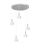 Product categories - Milagro ARENA WHITE/GOLD 5xGX53 pendant lamp MLP7757 - product 1