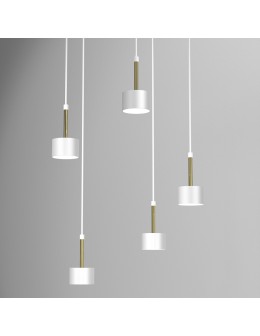 Milagro Lampa wisząca ARENA WHITE/GOLD 5xGX53 MLP7757 - produkt 2