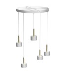Product categories - Milagro ARENA WHITE/GOLD 5xGX53 pendant lamp MLP7757 - product 3