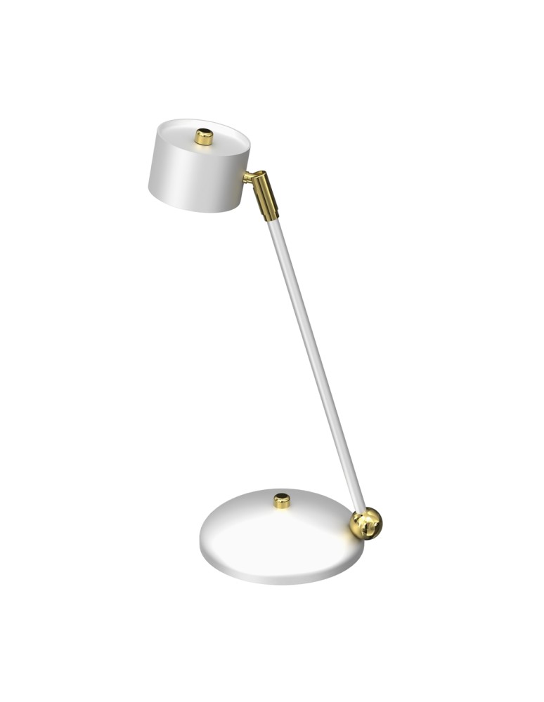 Desk lamps - Milagro ARENA WHITE/GOLD 1xGX53 desk lamp MLP7758 - product kolory-swiatla.pl 3