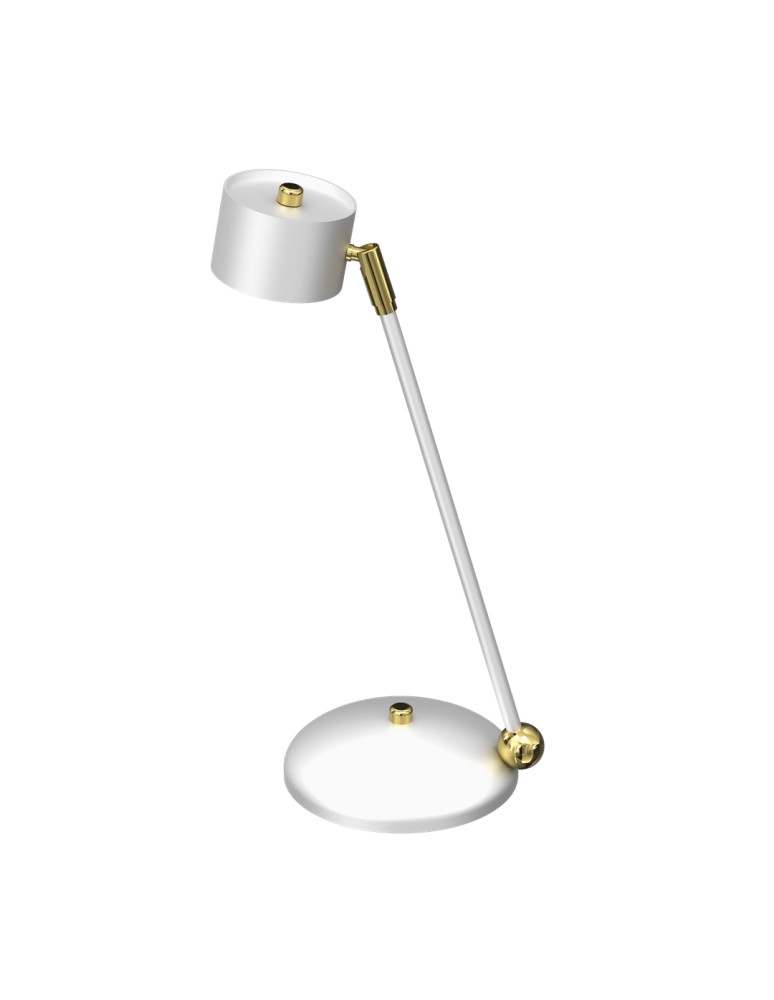 Desk lamps - Milagro ARENA WHITE/GOLD 1xGX53 desk lamp MLP7758 - product kolory-swiatla.pl 7