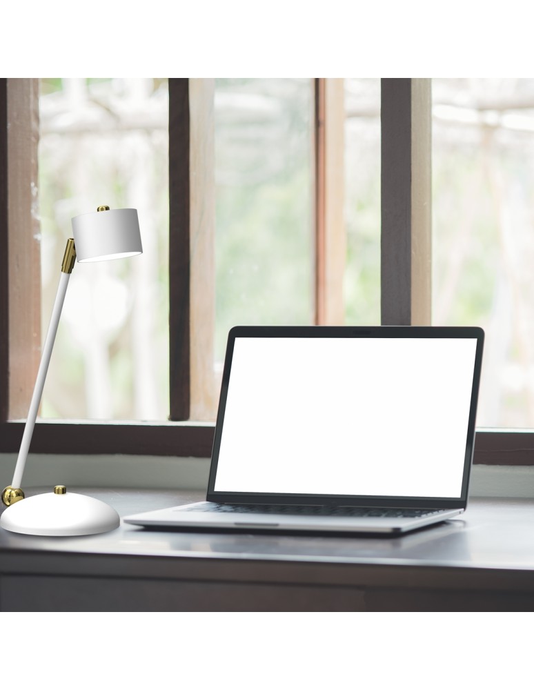 Desk lamps - Milagro ARENA WHITE/GOLD 1xGX53 desk lamp MLP7758 - product kolory-swiatla.pl 8