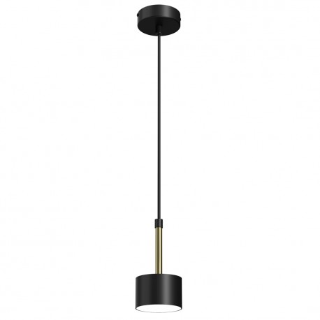 Milagro Lampa wisząca ARENA BLACK/GOLD 1xGX53 MLP7760