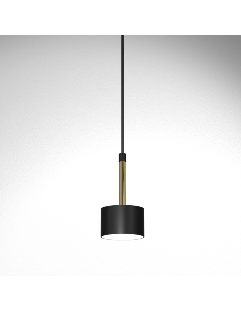Single pendant lamps - Milagro ARENA BLACK/GOLD 1xGX53 pendant lamp MLP7760 - product kolory-swiatla.pl 2