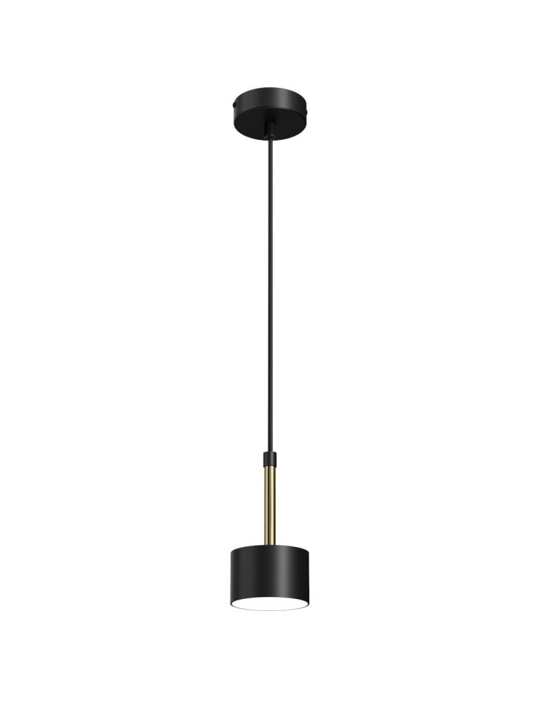 Single pendant lamps - Milagro ARENA BLACK/GOLD 1xGX53 pendant lamp MLP7760 - product kolory-swiatla.pl 6