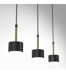 Milagro Lampa wisząca ARENA BLACK/GOLD 3xGX53 MLP7761