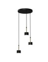 Milagro Lampa wisząca ARENA BLACK/GOLD 3xGX53 MLP7762
