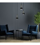 Milagro Lampa wisząca ARENA BLACK/GOLD 3xGX53 MLP7762