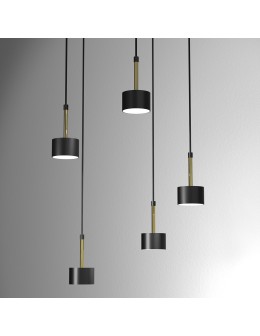Milagro Lampa wisząca ARENA BLACK/GOLD 5xGX53 MLP7763 - produkt 2