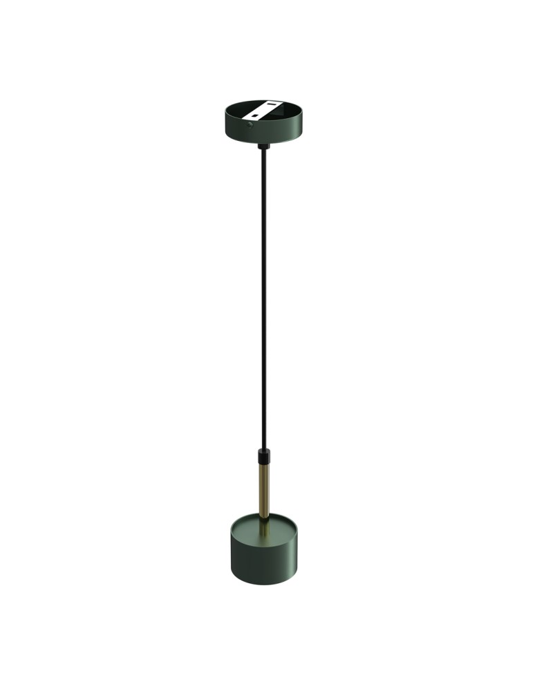 Single pendant lamps - Milagro ARENA GREEN/GOLD 1xGX53 pendant lamp MLP7766 - product kolory-swiatla.pl 3