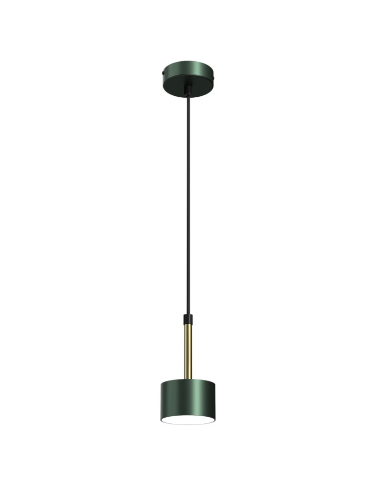 Single pendant lamps - Milagro ARENA GREEN/GOLD 1xGX53 pendant lamp MLP7766 - product kolory-swiatla.pl 6