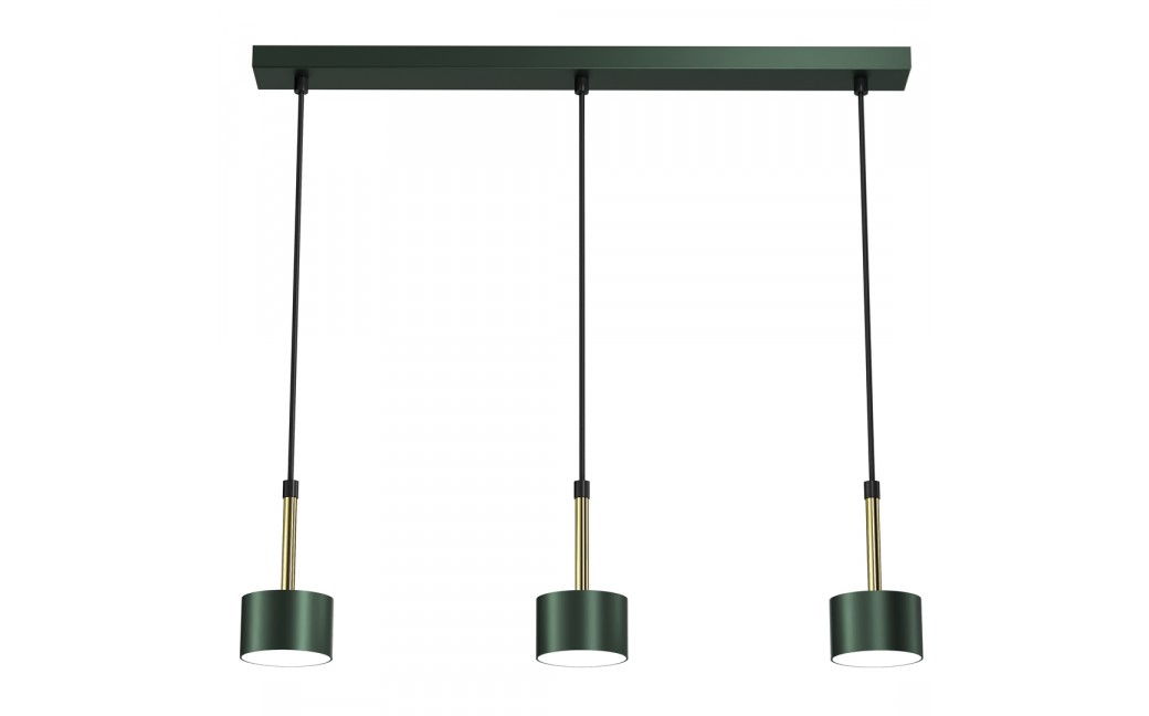 Milagro Lampa wisząca ARENA GREEN/GOLD 3xGX53 MLP7767