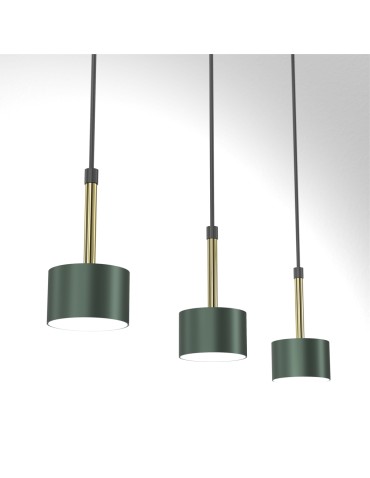 Milagro Lampa wisząca ARENA GREEN/GOLD 3xGX53 MLP7767 - produkt 2
