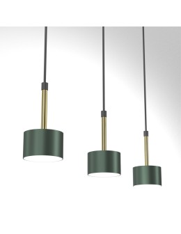 Milagro Lampa wisząca ARENA GREEN/GOLD 3xGX53 MLP7767 - produkt 2