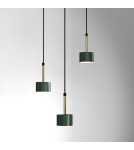 Triple pendant lamps - Milagro ARENA GREEN/GOLD 3xGX53 pendant lamp MLP7768 - product 2