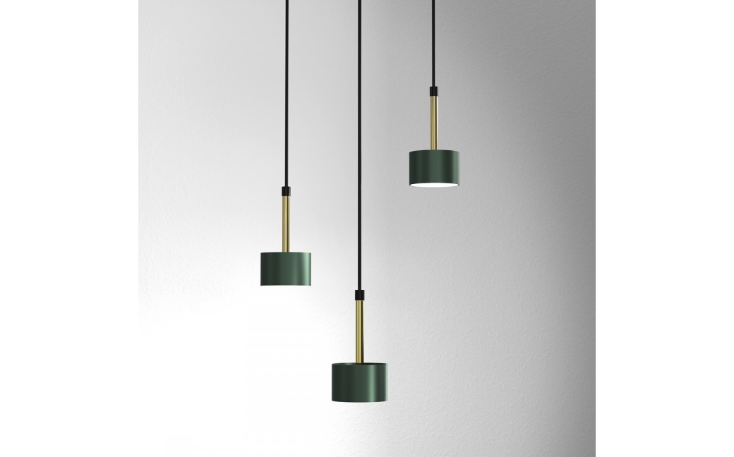 Milagro Lampa wisząca ARENA GREEN/GOLD 3xGX53 MLP7768