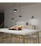Triple pendant lamps - Milagro ARENA GREEN/GOLD 3xGX53 pendant lamp MLP7768 - product 4