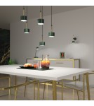 5 point pendant lamps - Milagro ARENA GREEN/GOLD pendant lamp 5xGX53 MLP7769 - product 4