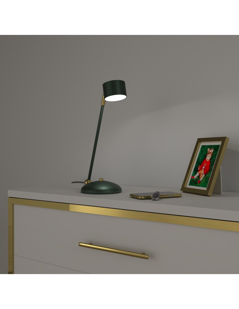 Desk lamps - Milagro Desk Lamp ARENA GREEN/GOLD 1xGX53 MLP7770 - product kolory-swiatla.pl 4