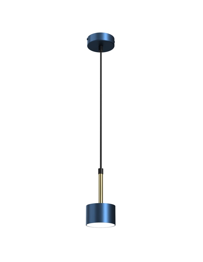 Blue pendant lamps - Milagro ARENA BLUE/GOLD pendant lamp 1xGX53 MLP7772 - product kolory-swiatla.pl 1