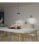 Blue pendant lamps - Milagro ARENA BLUE/GOLD pendant lamp 1xGX53 MLP7772 - product 4