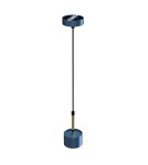 Blue pendant lamps - Milagro ARENA BLUE/GOLD pendant lamp 1xGX53 MLP7772 - product 7