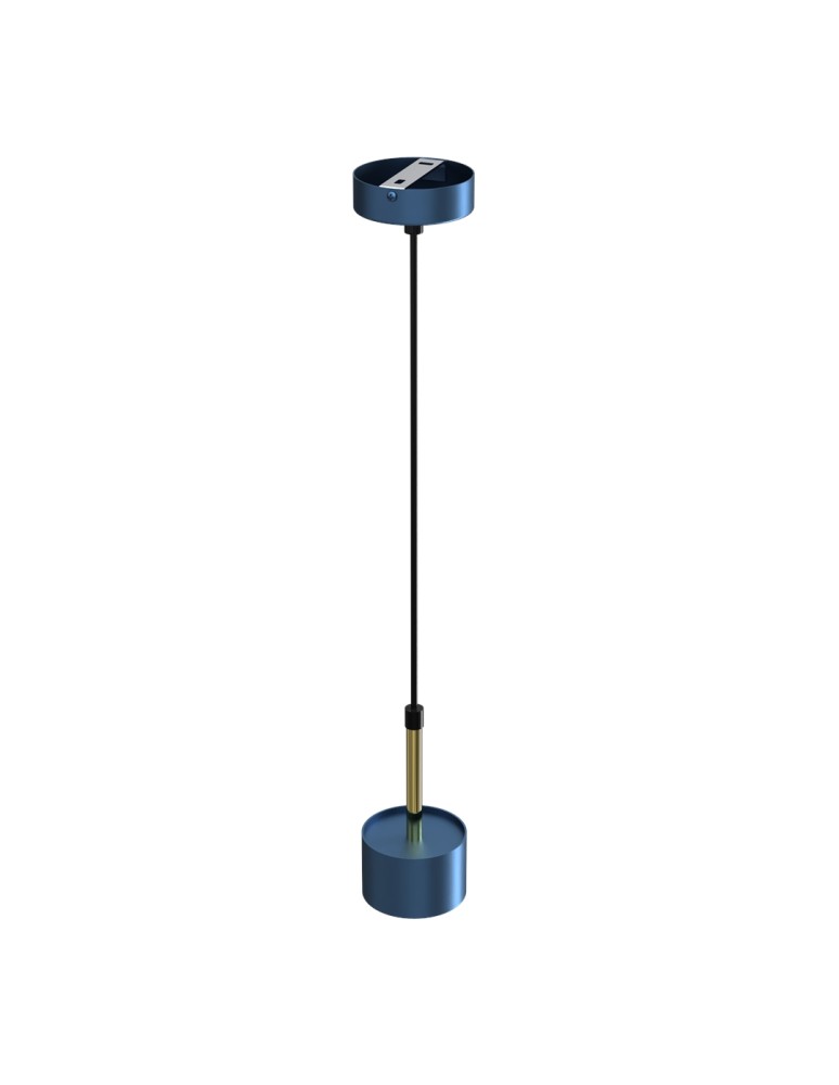 Blue pendant lamps - Milagro ARENA BLUE/GOLD pendant lamp 1xGX53 MLP7772 - product kolory-swiatla.pl 7