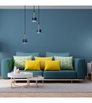 Blue pendant lamps - Milagro ARENA BLUE/GOLD 3xGX53 pendant lamp MLP7774 - product 8