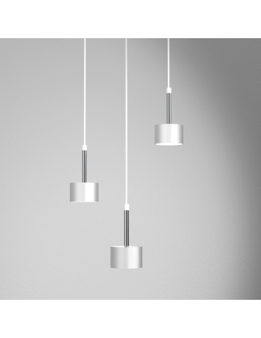 Milagro ARENA WHITE/SILVER 3xGX53 pendant lamp MLP7780 - product 2