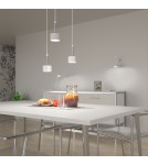 Milagro Lampa wisząca ARENA WHITE/SILVER 3xGX53 MLP7780