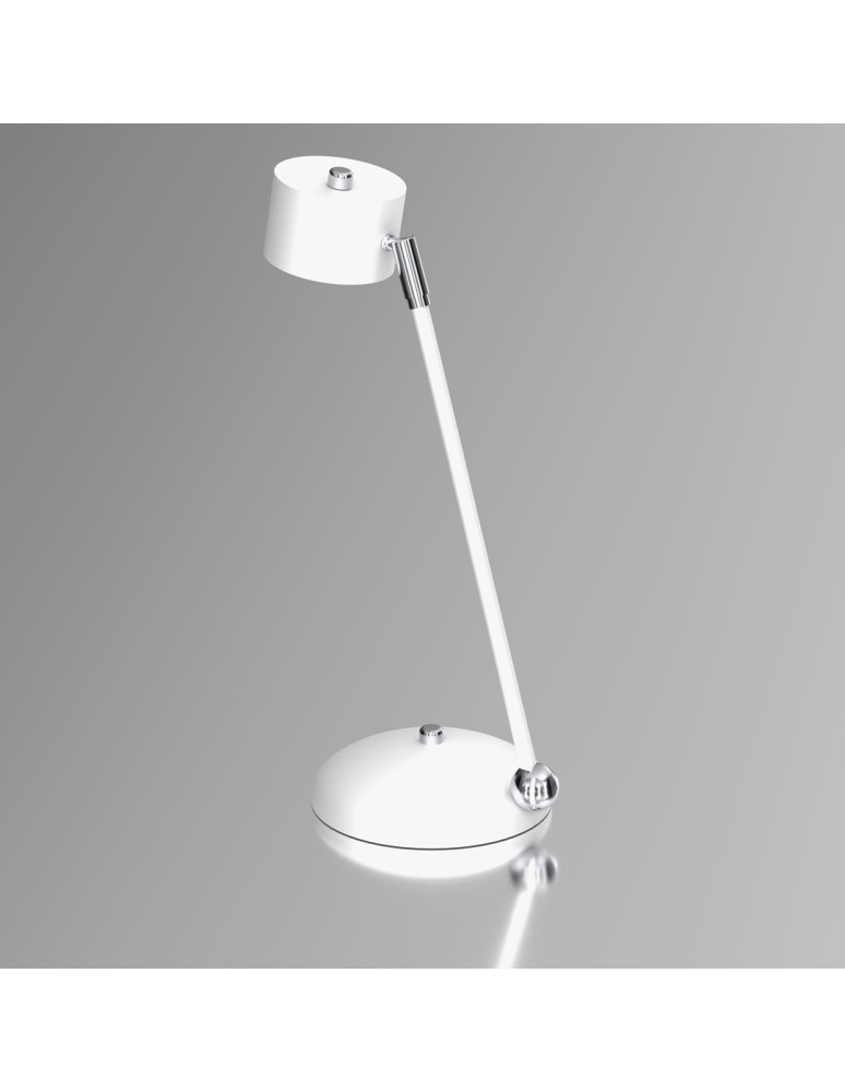 Desk lamps - Milagro ARENA WHITE/SILVER desk lamp 1xGX53 MLP7782 - product kolory-swiatla.pl 2