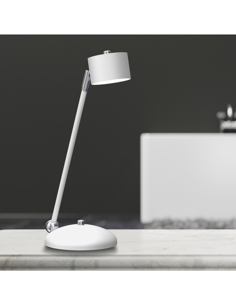 Desk lamps - Milagro ARENA WHITE/SILVER desk lamp 1xGX53 MLP7782 - product kolory-swiatla.pl 9