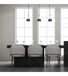 Pendant lamps on a strip - Milagro ARENA BLACK/SILVER pendant lamp 3xGX53 MLP7785 - product 8