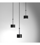 Milagro Lampa wisząca ARENA BLACK/SILVER 3xGX53 MLP7786
