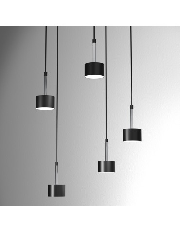 Milagro ARENA BLACK/SILVER pendant lamp 5xGX53 MLP7787 - product 2