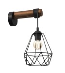 Loft wall lamps - industrial - Milagro Wall lamp ACERO 1xE27 MLP7886 - product 1