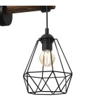 Loft wall lamps - industrial - Milagro Wall lamp ACERO 1xE27 MLP7886 - product 2