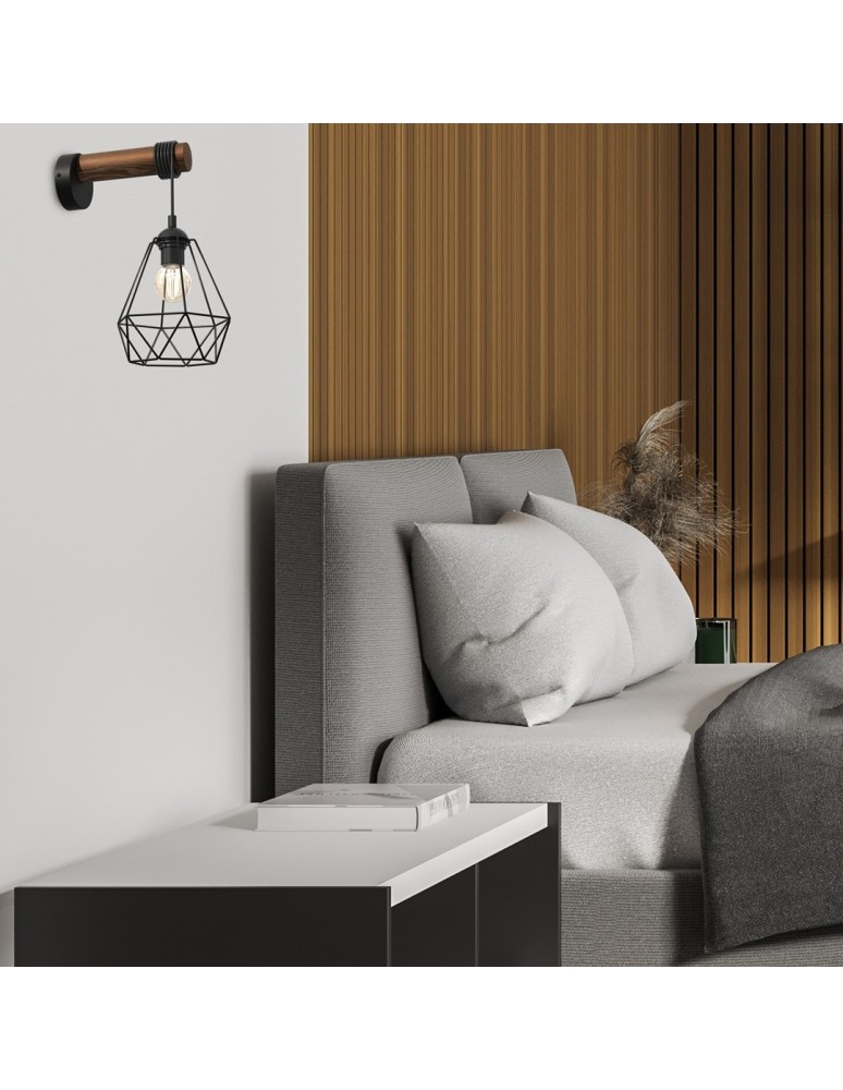 Loft wall lamps - industrial - Milagro Wall lamp ACERO 1xE27 MLP7886 - product kolory-swiatla.pl 3