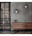 Wire pendant lamps - Milagro MERIDIANO 1xE27 pendant lamp MLP7959 - product 3