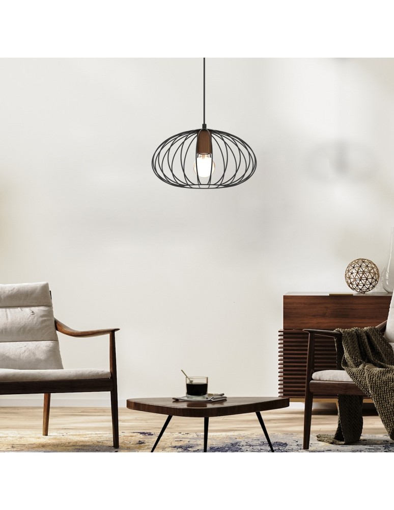 Wire pendant lamps - Milagro MERIDIANO 1xE27 pendant lamp MLP7959 - product kolory-swiatla.pl 5