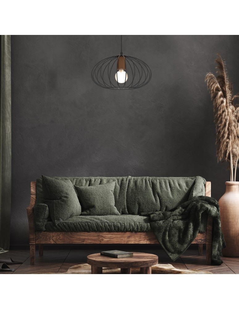 Wire pendant lamps - Milagro MERIDIANO 1xE27 pendant lamp MLP7959 - product kolory-swiatla.pl 6