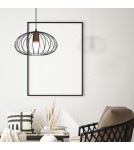 Wire pendant lamps - Milagro MERIDIANO 1xE27 pendant lamp MLP7959 - product 7