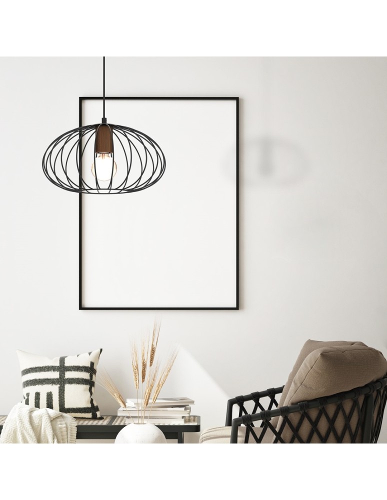 Wire pendant lamps - Milagro MERIDIANO 1xE27 pendant lamp MLP7959 - product kolory-swiatla.pl 7
