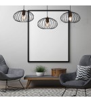 Pendant lamps on a strip - Milagro MERIDIANO 3xE27 pendant lamp MLP7960 - product 3