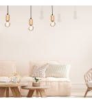 Pendant lamps on a strip - Milagro VIGA 3xE27 pendant lamp MLP7964 - product 6