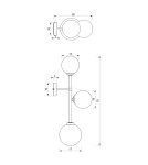 Wall lamps - Milagro POP wall lamp 3xE14 MLP7844 - product 4