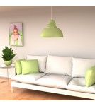Green pendant lamps - Milagro CORIN GREEN 1xE27 pendant lamp MLP7983 - product 4