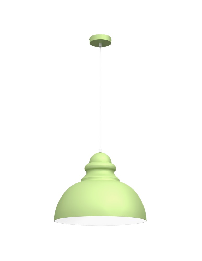 Green pendant lamps - Milagro CORIN GREEN 1xE27 pendant lamp MLP7983 - product kolory-swiatla.pl 6